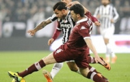 Video Tevez lập công giúp Juventus duy trì khoảng cách với AS Roma