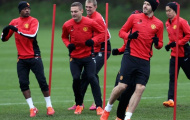 Chùm ảnh: Man United tập luyện trước khi hành quân đến sân Olympiakos