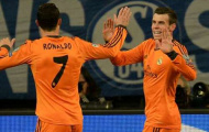 Schalke 1-6 Real Madrid: Cú đúp của 'tam tấu' BBC