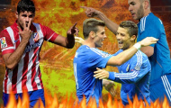 Hỏa lực ở derby Madrid: 3 đánh 1, không chột cũng…