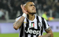 Juventus hành quân đến Milan mà không có Vidal