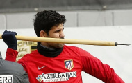 Bài tập siêu dị của Diego Costa trước derby Madrid