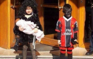 Hai em bé đóng giả Balotelli và bồ cũ