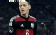 Video: Màn trình diễn của Mesut Oezil trong trận giao hữu với Chile
