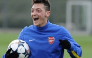 Dàn sao Arsenal tươi cười tập luyện trước trận gặp Bayern Munich
