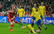 Tỷ số hòa làm hài lòng cả Bayern Munich và Arsenal