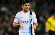 Man City lại méo mặt vì chấn thương của Aguero
