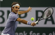 Federer quật ngã 'người khổng lồ'