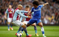 Hình ảnh Chelsea chết gục tại Villa Park