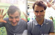 Federer chụp ảnh 'tự sướng' cực độc