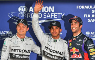 Hamilton giành pole chặng đầu tiên F1 2014