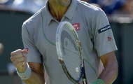 Chùm ảnh: Hạ Federer, Djokovic lên ngôi thuyết phục tại Indian Wells
