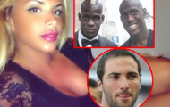 Bồ sao Inter qua đêm cùng anh em Balotelli và Higuain