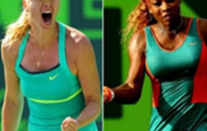 Tứ kết đơn nữ Miami: Serena & Sharapova đụng tay chiêu