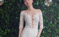 Dương Yến Ngọc quyến rũ với váy cưới xuyên thấu