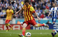 Barcelona thắng tối thiểu Espanyol nhờ pha sút 11m của Messi