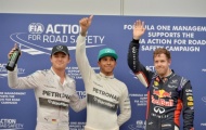 Hamilton qua mặt Vettel trong ngày đua phân hạng GP Malaysia