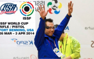 Hoàng Xuân Vinh bảo vệ thành công HCV bắn súng thế giới