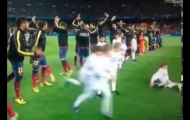 Trên sân Nou Camp, Barca gặp 'điềm gở' trước khi bóng lăn