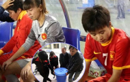 Tuyển thủ nữ Việt Nam khổ sở vì mất nước