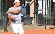Video: Cận cảnh buổi tập đầu tiên của Nadal tại Monte Carlo