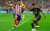Pha xử lý bóng 'ma thuật' của Neymar trong trận Atletico