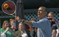 Bỏ 15 triệu xem Sharapova đọ vợt cùng Tổng thống Mỹ - Barack Obama