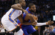 Thunder thắng sít sao Pistons, Heat tiếp tục ngã ngựa