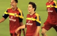 Video: Saucedo bấm bóng từ xa qua đầu thủ môn ghi bàn