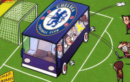 Chelsea hòa 0-0: 'Chiến thuật bầy dơi' của Mou