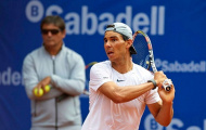 Cận cảnh buổi tập đầu tiên của Nadal tại Barcelona Open