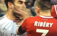 Nổi nóng, Ribery tát cầu thủ Real ngay trên sân