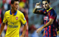 Ozil và Fabregas đổi chỗ cho nhau?