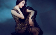 Thủy Tiên gợi cảm với đầm đuôi cá xuyên thấu