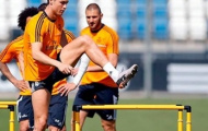 Chân của Ronaldo 'biến hình' trong buổi tập gặp Valladolid