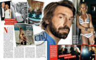 Quen hơn 3 tháng, Pirlo mới dám 'khóa môi' bạn gái