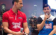 Rio Ferdinand đụng độ Aguero ở Singapore