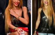 Rihanna xem bóng rổ NBA: Thả rông vòng 1 mọi lúc mọi nơi