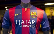 Chùm ảnh: Áo đấu 'kỷ nguyên mới' của Barcelona lên kệ
