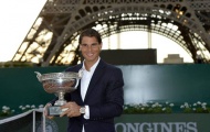 Nadal thả mình bên Tháp Eiffel