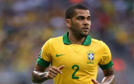 Dani Alves: 'Brazil không chịu áp lực chiến thắng'
