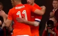 Video giao hữu: Robben tỏa sáng, Hà Lan thắng 2-0 xứ Wales