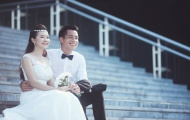 Tân nương xinh đẹp của 'trung vệ thép' Quảng Ninh