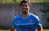 Luis Suarez cực tươi trong ngày trở lại luyện tập