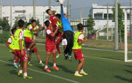 U19 Việt Nam chia hai đội hình đấu sinh viên Nhật Bản
