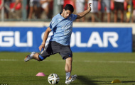 Suarez sẽ không góp mặt trong trận ra quân của Uruguay?