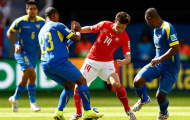 Video Thụy Sĩ 2-1 Ecuador: Sefarovic, người hùng của xứ sở đồng hồ