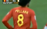 Video: Fellaini đánh đầu san hòa (Bỉ 1-1 Algeria)