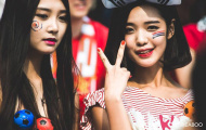 Phát cuồng với nhan sắc của các fan nữ đội tuyển Hàn Quốc