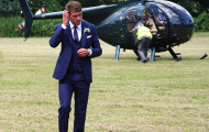 Aaron Ramsey 'cưỡi' trực thăng tới làm lễ cưới
